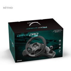Nitho DRIVE PRO V16 Racing Wheel and Pedals for PC, Xbox Series S/X, Xbox One S, and PS3 - Unleash Your Racing Potential!